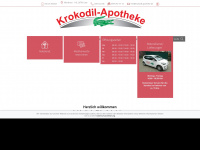 krokodil-apotheke.de Webseite Vorschau