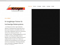 krueger-fussbodenbau.de Webseite Vorschau