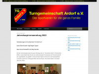 tg-ardorf.de Webseite Vorschau