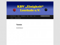 kbv-leerhafe.de Webseite Vorschau