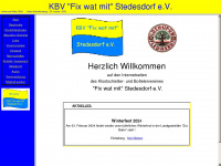 kbv-stedesdorf.de Webseite Vorschau