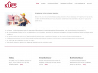 kues-bauunternehmen.de Webseite Vorschau