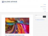galerie-art99.de Webseite Vorschau