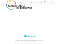 kunstschule-packhaus.de Webseite Vorschau