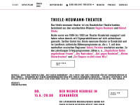 thiele-neumann-theater.de Webseite Vorschau