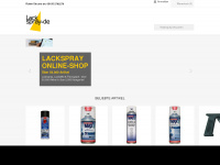lackspray24.de Webseite Vorschau