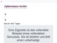 aphorismen-archiv.de Webseite Vorschau