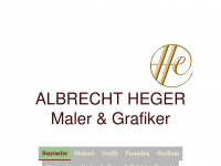malerei-grafik-heger.de Webseite Vorschau