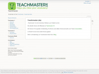 teachmaster.de Webseite Vorschau