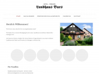 landhaus-burs.de Webseite Vorschau