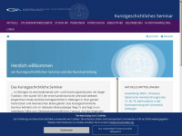 kunstgeschichte.uni-goettingen.de Webseite Vorschau