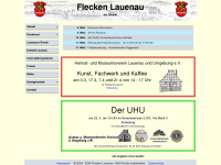 lauenau.de Webseite Vorschau