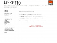 libretto-buchhandlung.de Webseite Vorschau