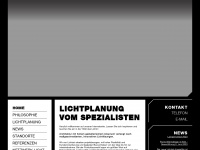 lichtart.info Webseite Vorschau