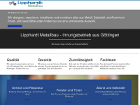 lipphardt-metallbau.de Webseite Vorschau