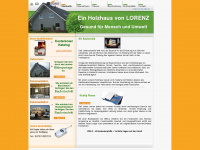 lorenz-holzhaus.de Webseite Vorschau