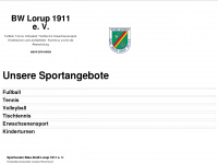 bw-lorup.de Webseite Vorschau