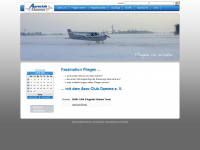 aeroclub-damme.de Webseite Vorschau
