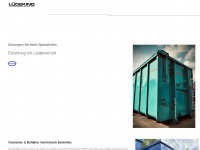 luedeking-container.de Webseite Vorschau