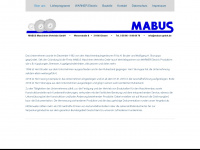 mabus-gmbh.de Webseite Vorschau
