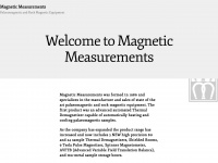 magnetic-measurements.com Webseite Vorschau