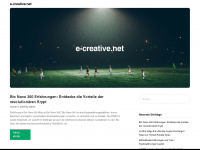 e-creative.net Webseite Vorschau