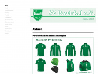 svbawinkel.de Webseite Vorschau
