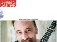 acousticguitar.com Webseite Vorschau