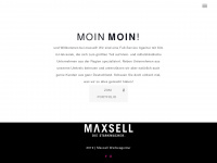 maxsell.de Webseite Vorschau