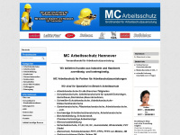 mc-arbeitsschutz.de Webseite Vorschau