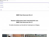 bmw-club-hannover.de Webseite Vorschau