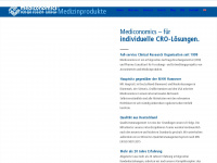 mediconomics.com Webseite Vorschau