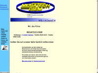 megatech-diem.de Webseite Vorschau
