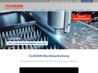 classen-laser.de Webseite Vorschau