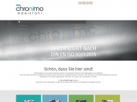 chronimo.de Webseite Vorschau