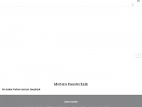 mertenshaustechnik.de Webseite Vorschau