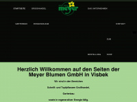 meyer-blumen.de Webseite Vorschau