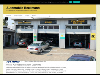 automobilebeckmann.de Webseite Vorschau