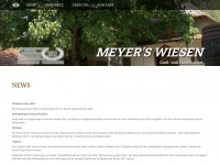 meyers-wiesen.de Webseite Vorschau