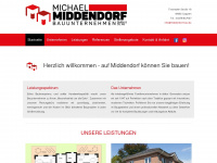 middendorf-bau.de Webseite Vorschau