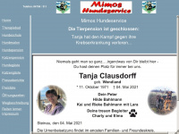 mimos-hundeservice.de Webseite Vorschau