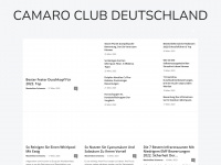 1-camaroclub.de Webseite Vorschau