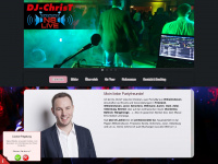 dj-christ.de Webseite Vorschau