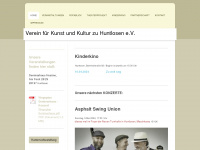 kulturverein-huntlosen.de Webseite Vorschau
