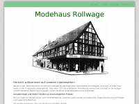 modehaus-rollwage.de Webseite Vorschau