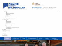 zimmerei-moldenhauer.de Webseite Vorschau
