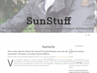 sunstuff.de Webseite Vorschau