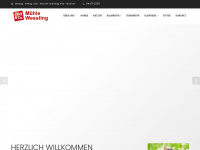muehle-wessling.de Webseite Vorschau