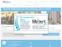 muellerphysiotherapie.de Webseite Vorschau