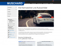 muschard.de Webseite Vorschau